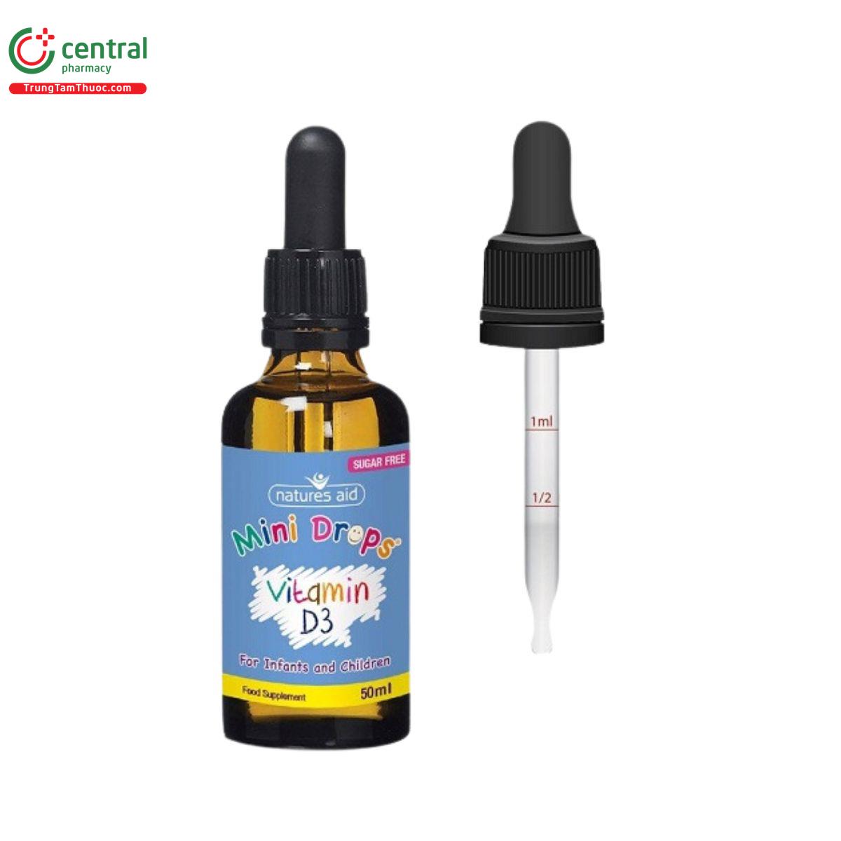 natures aid mini drops vitamin d3 8 L4068