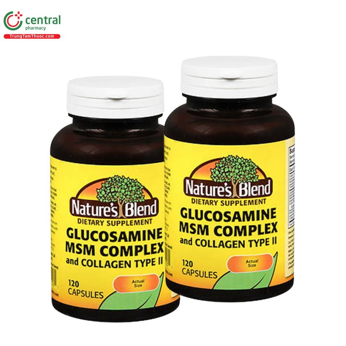 natures blend glucosamine msm complex and collagen ii 2 L4236