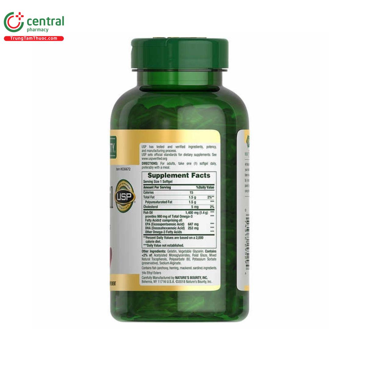 natures bounty fish oil 1400mg 5 L4715