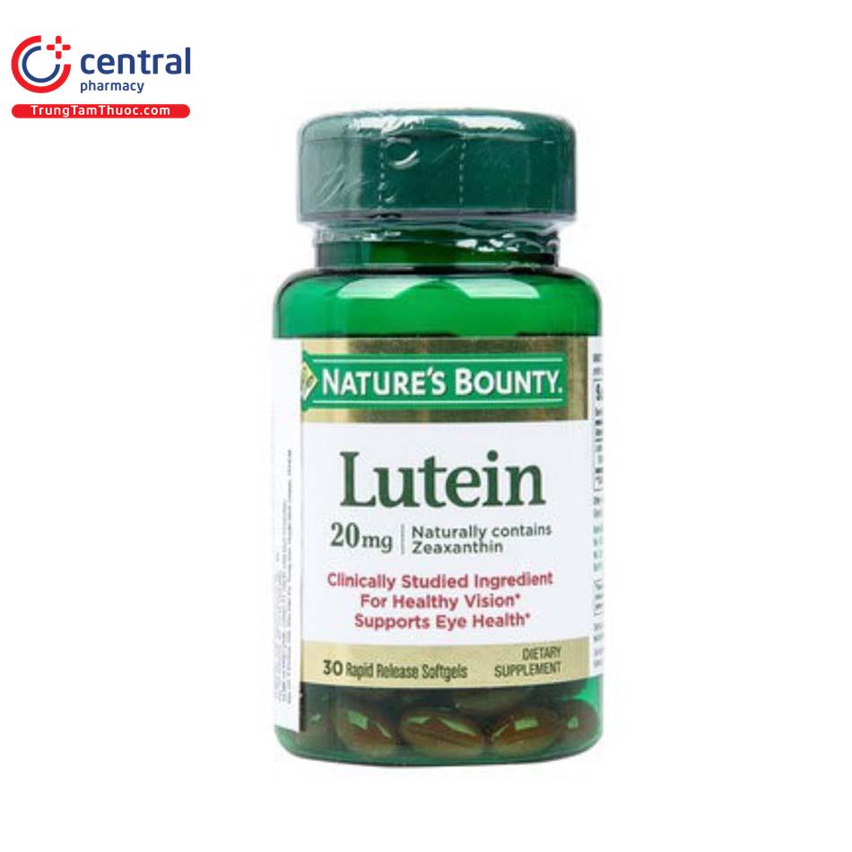 natures bounty lutein 20mg 2 M4856