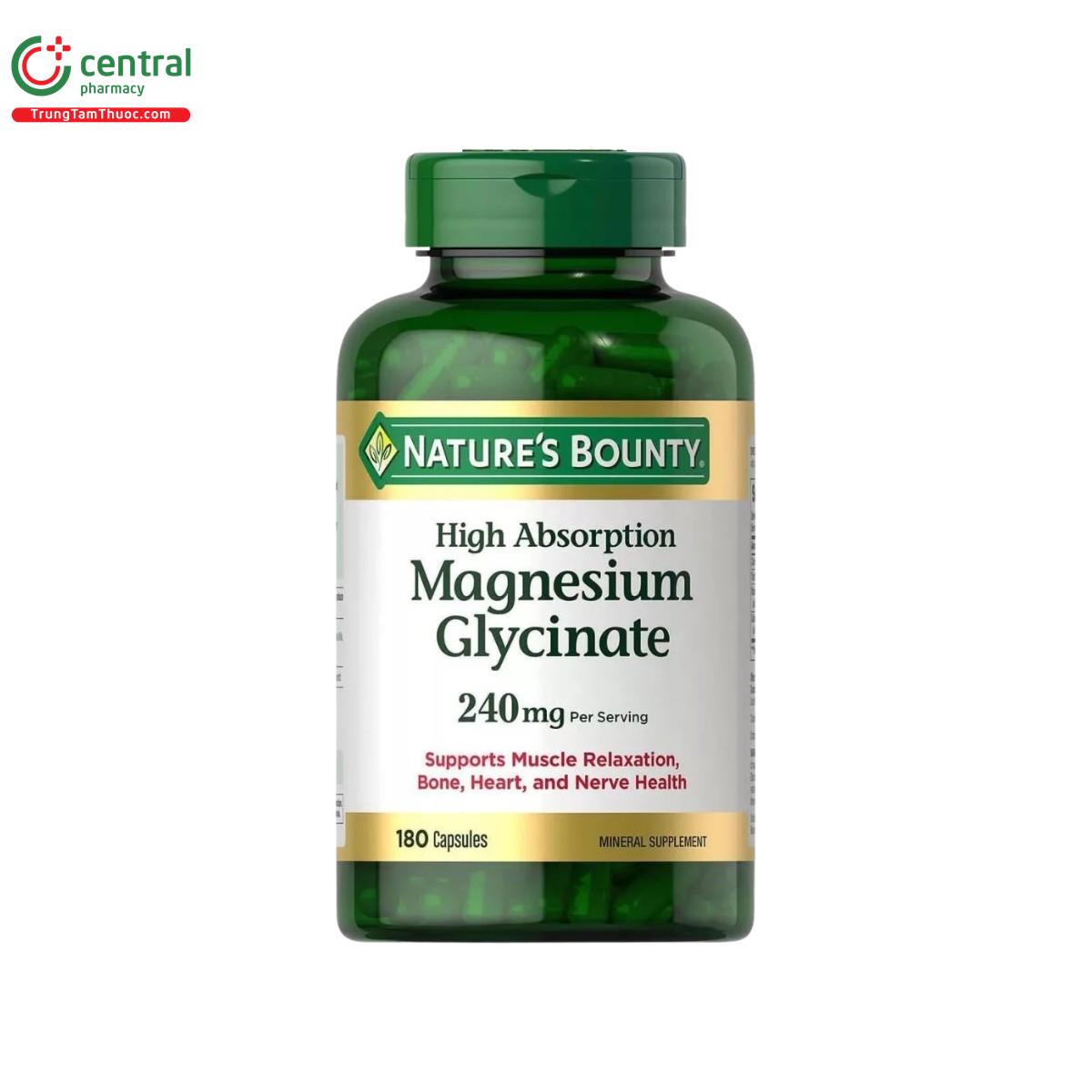 natures bounty magnesium glycinate 240mg 2 S7405