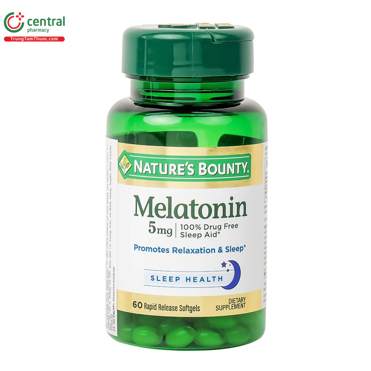 natures bounty melatonin 5mg 2 G2063