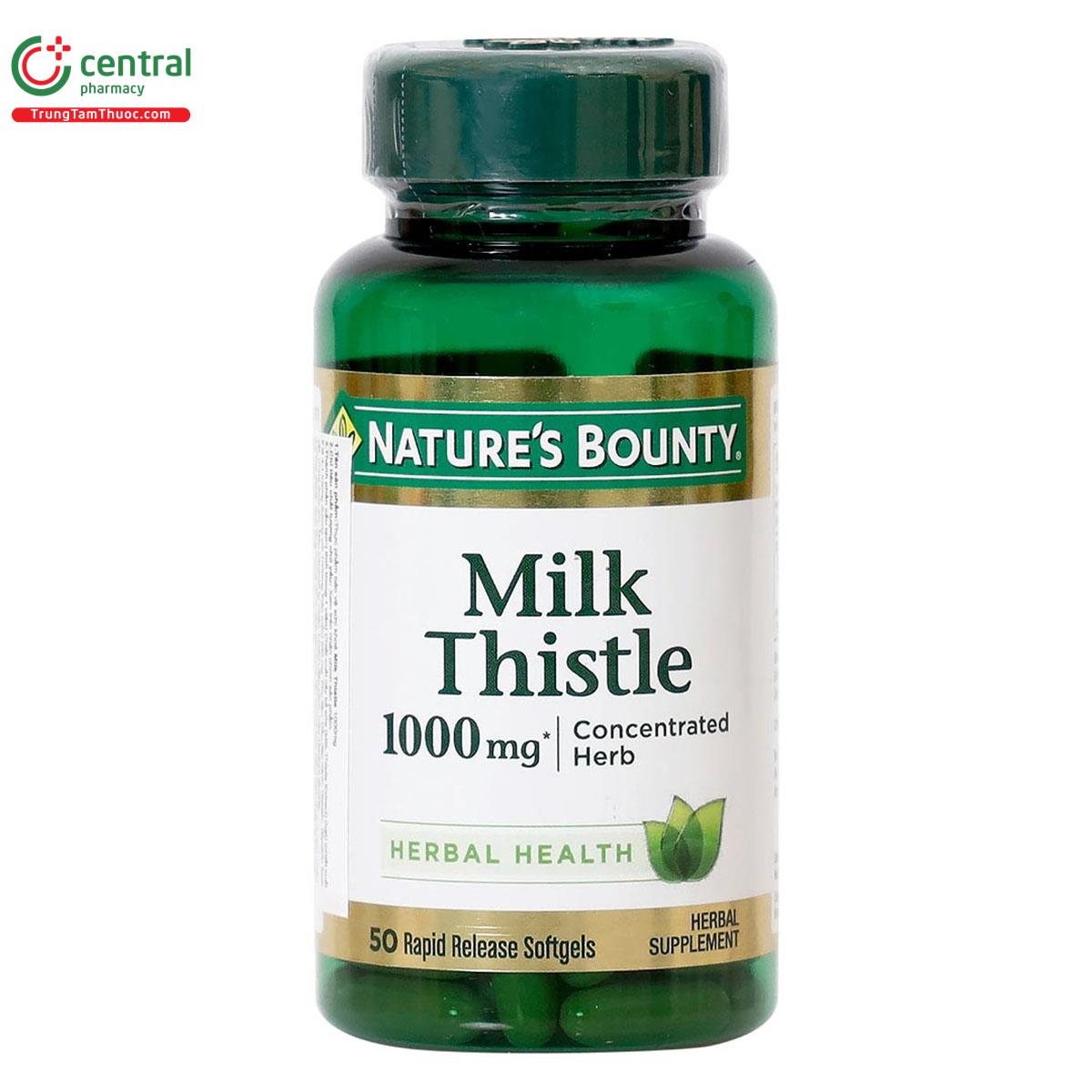 natures bounty milk thistle 1000mg 2 J3880