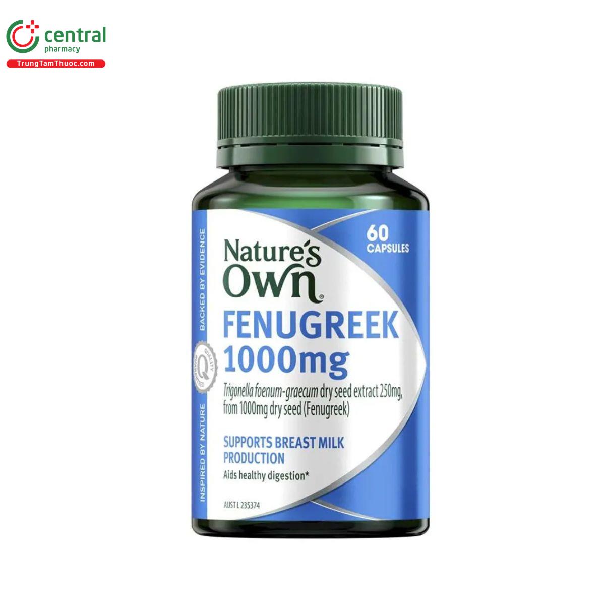 natures own fenugreek 1000mg 2 C1160