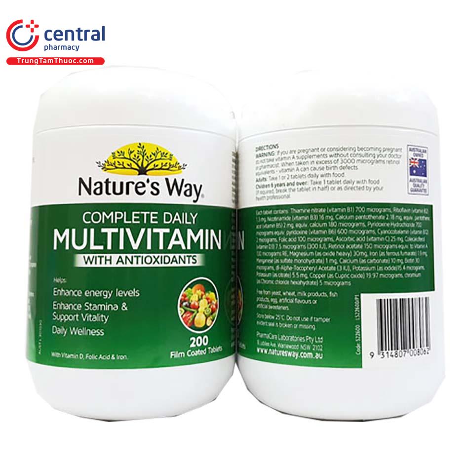 natures way complete daily multivitamin with antioxidants 4 L4007