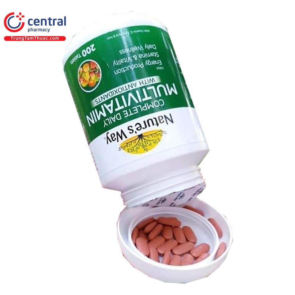 natures way complete daily multivitamin with antioxidants 6 K4514