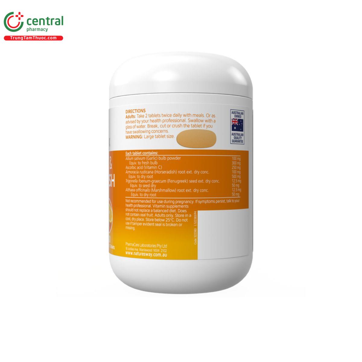 natures way garlic c horseradish 1 T8546