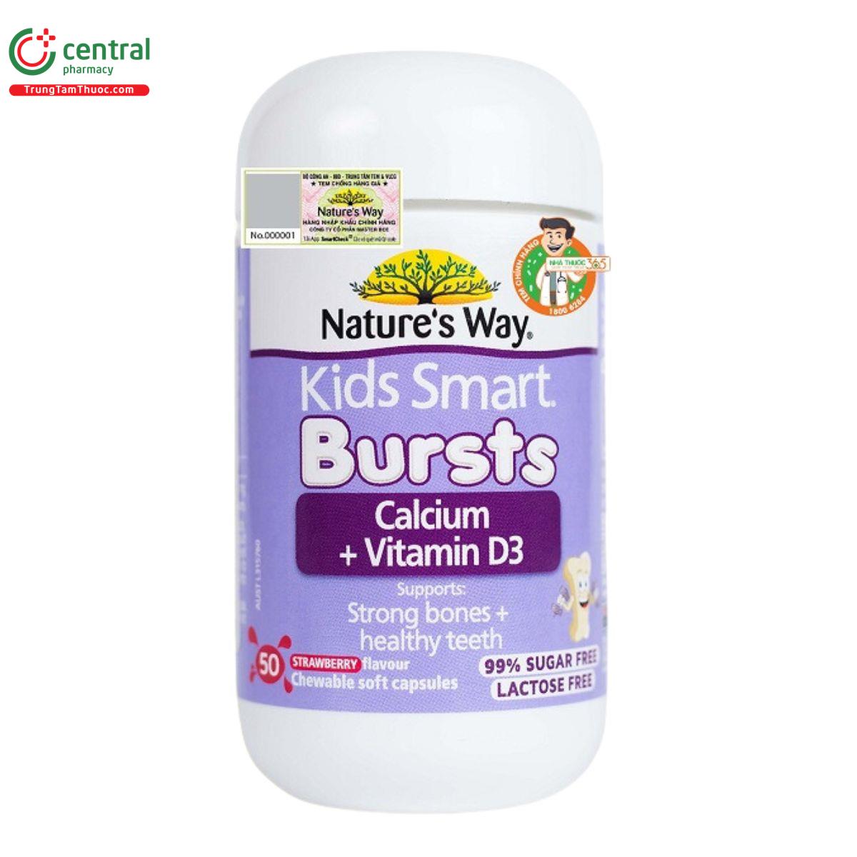 natures way kids smart bursts calcium vitamin d3 1 L4338