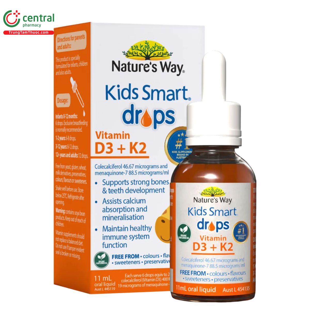 natures way kids smart drops vitamin d3 k2 2 B0264