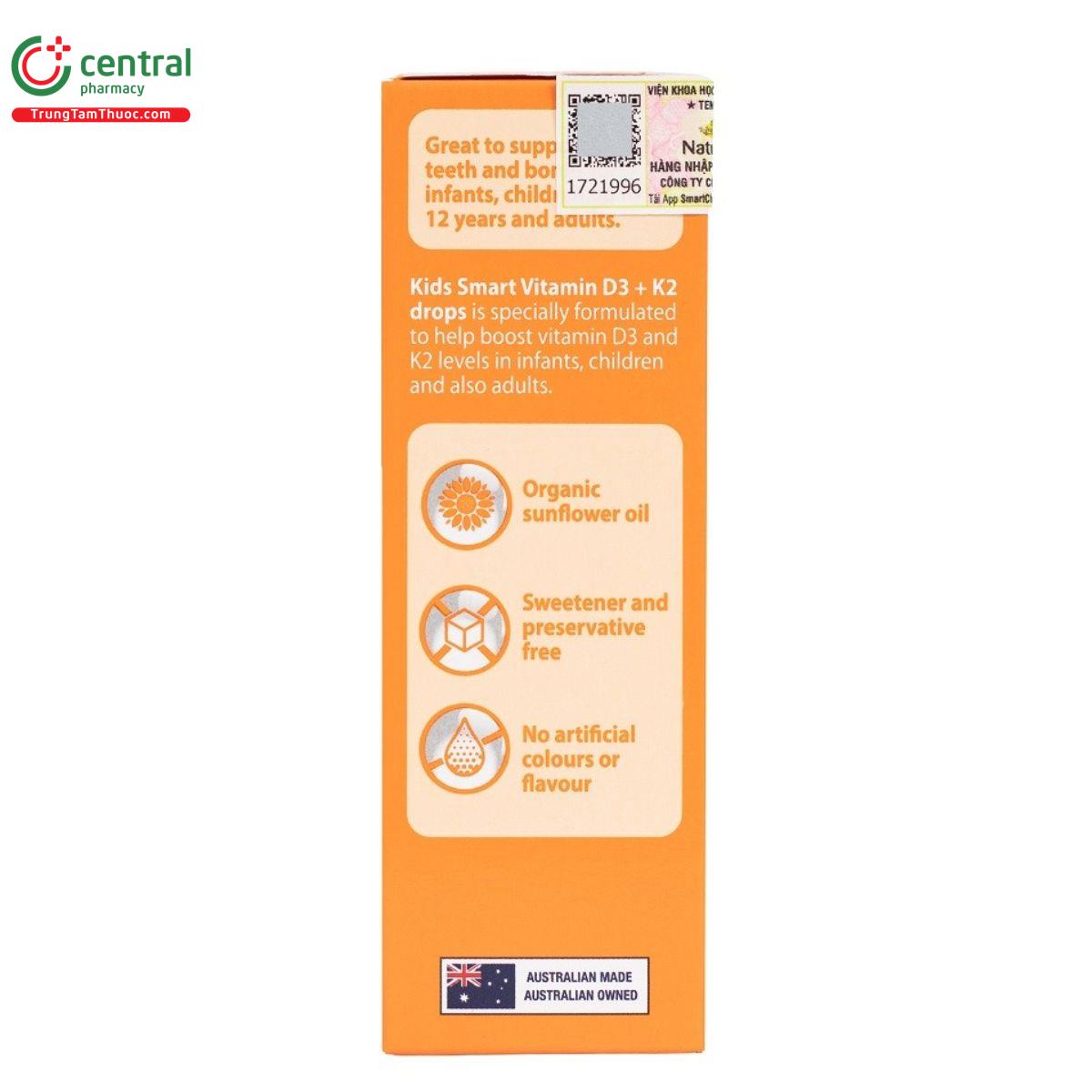 natures way kids smart drops vitamin d3 k2 6 S7426