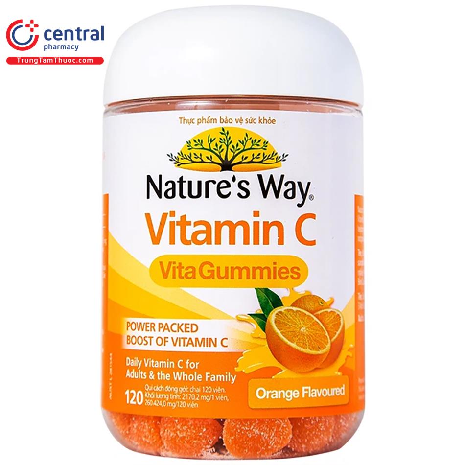 [CHÍNH HÃNG] Nature’s Way Vitamin C Vita Gummies đề kháng cho cả nhà