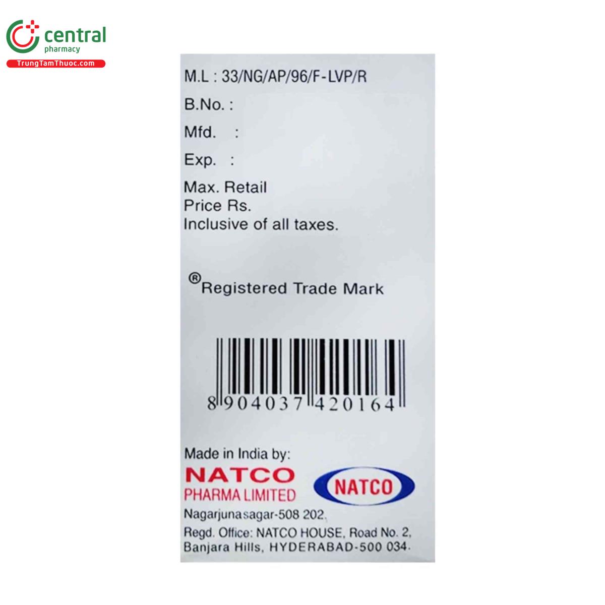 natzold 5mg100ml 6 P6465