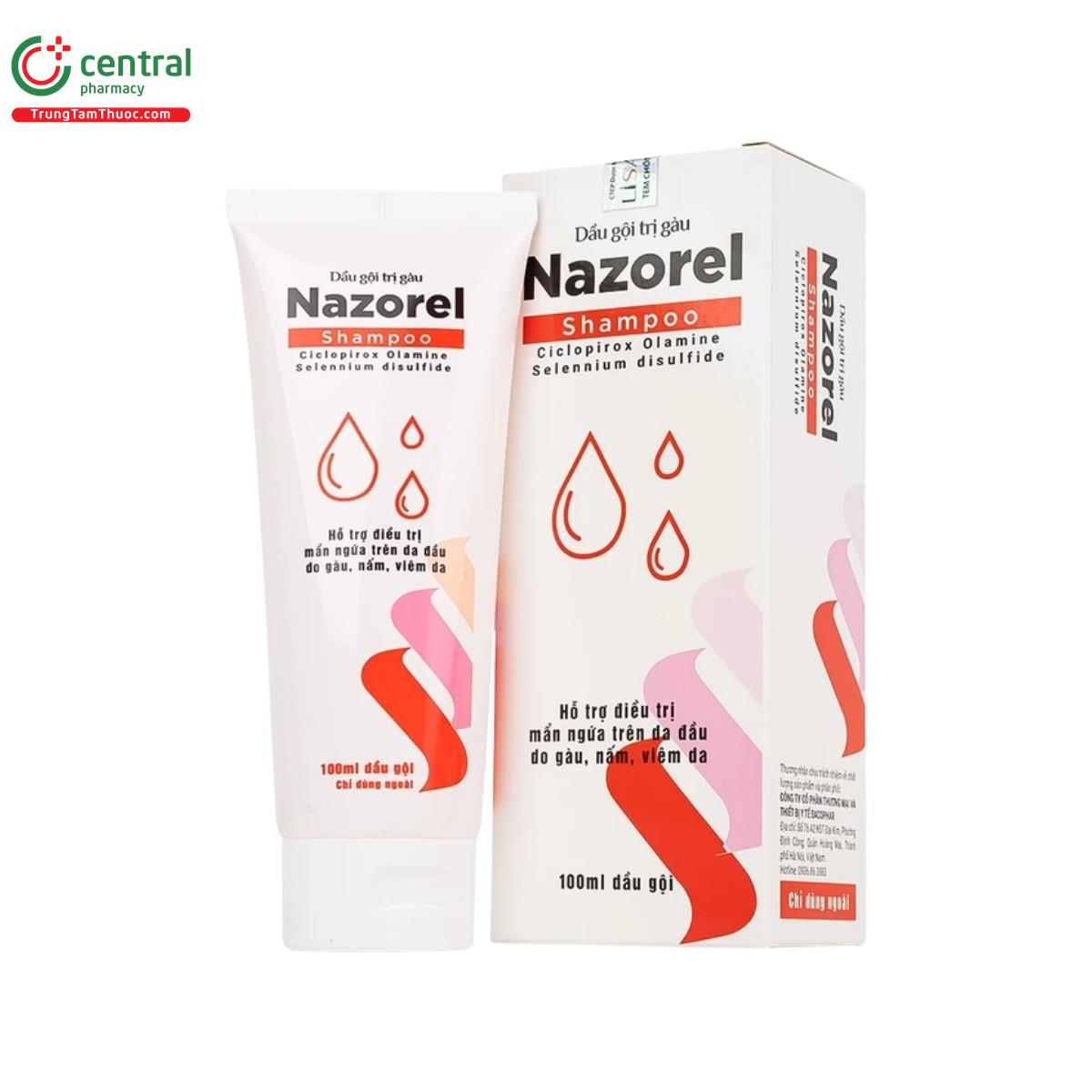 nazorel shampoo 3 D1355