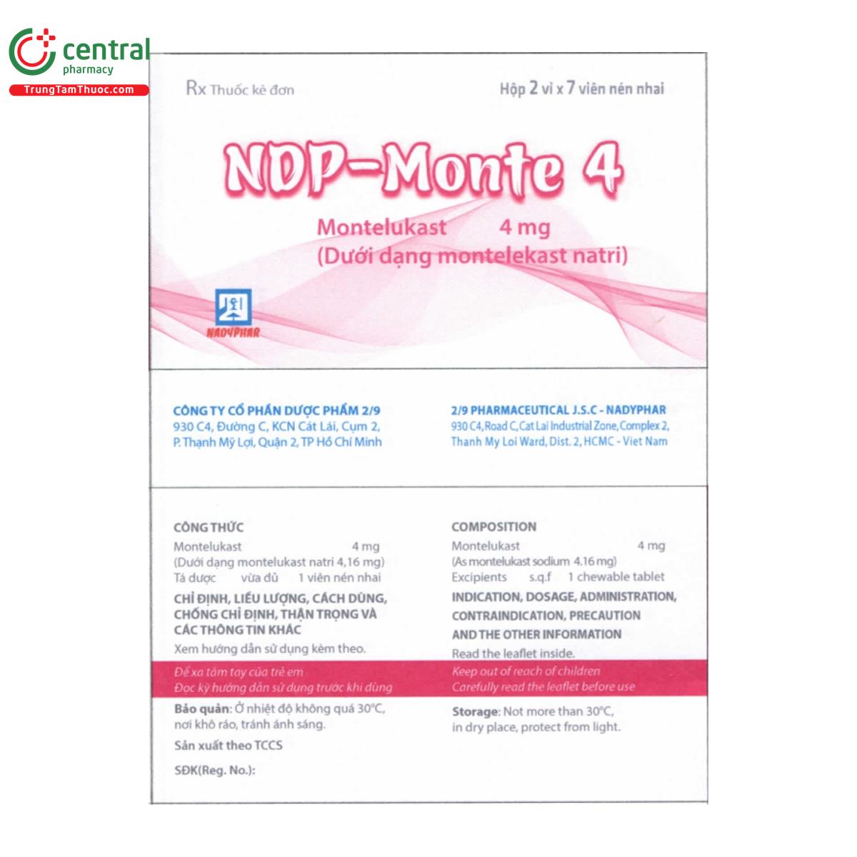ndp monte 4 3 F2336 ndp monte 4 3 F2336