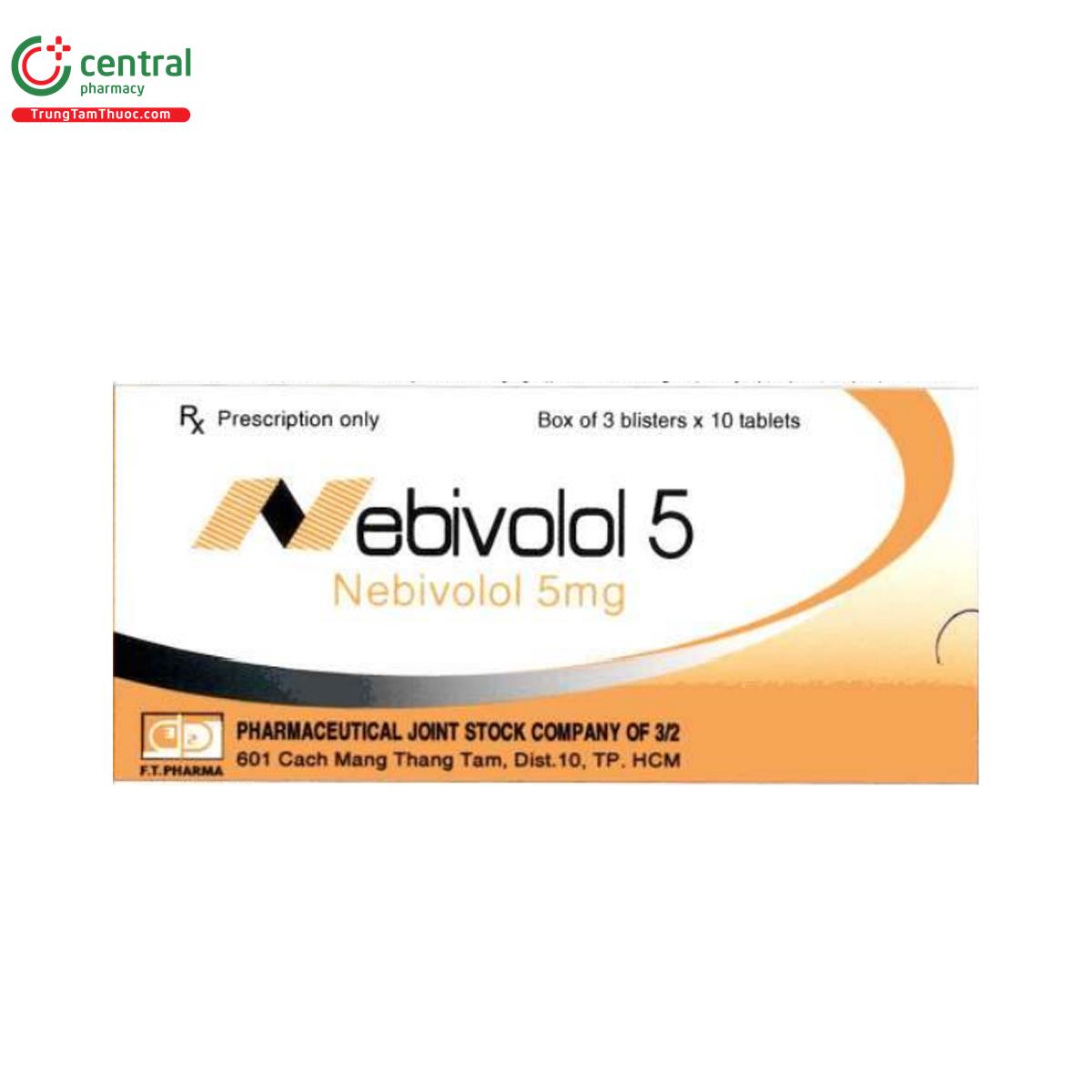 nebivolol 5mg ft pharma 2 B0544 nebivolol 5mg ft pharma 2 B0544