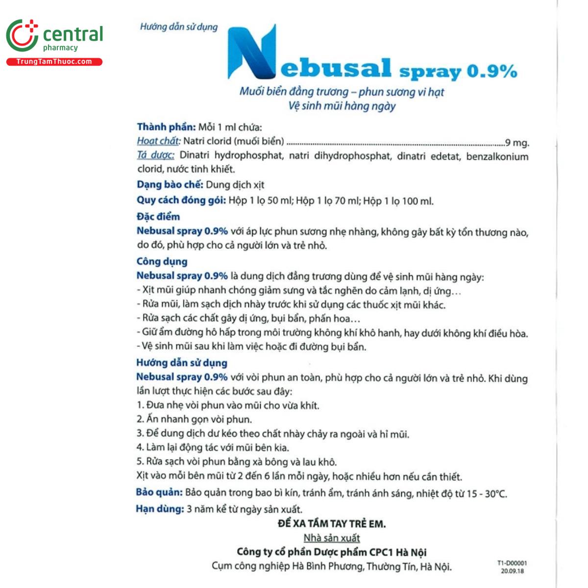 nebusal spray 0 9 7 L4735 nebusal spray 0 9 7 L4735
