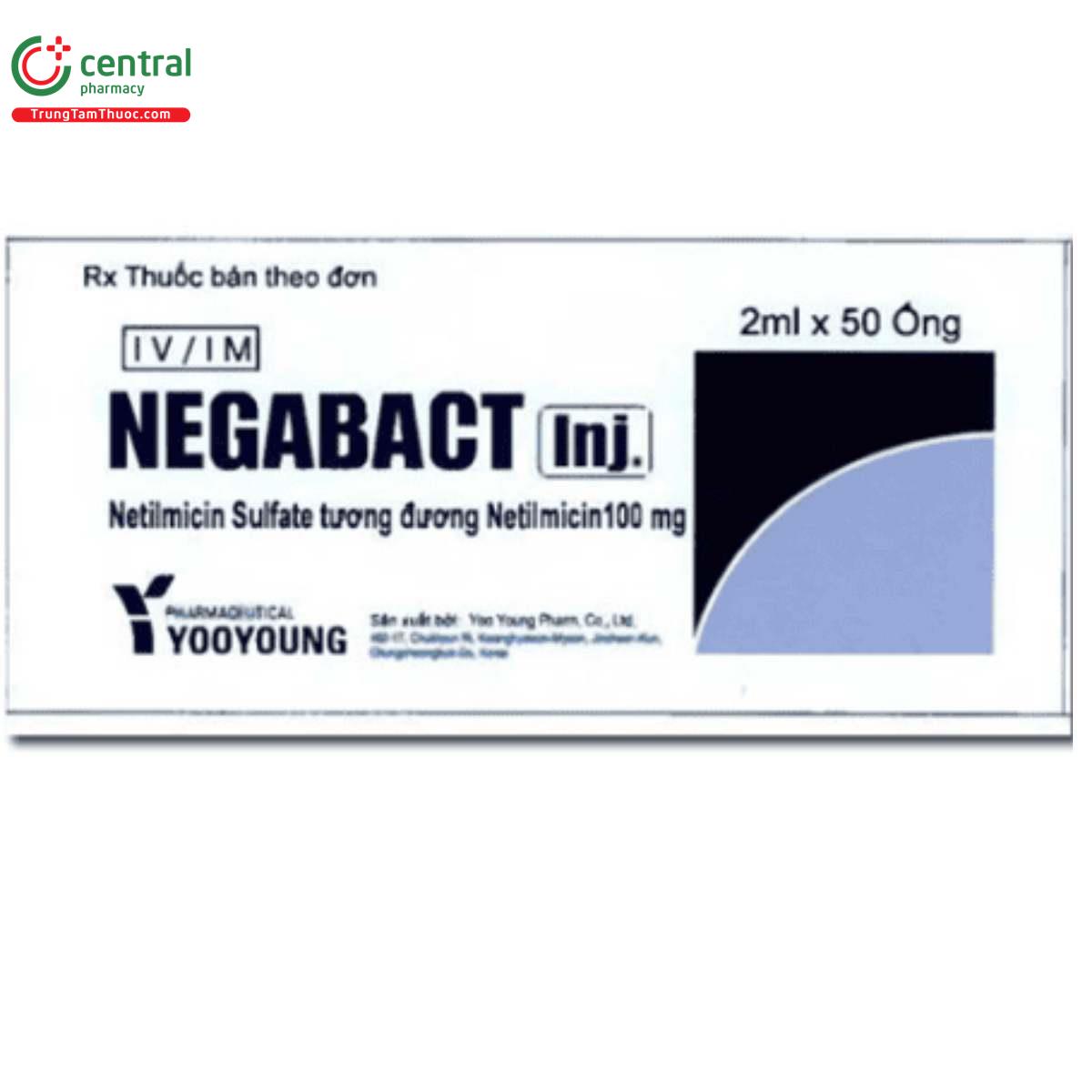 negabact 100mg2ml 2 Q6801