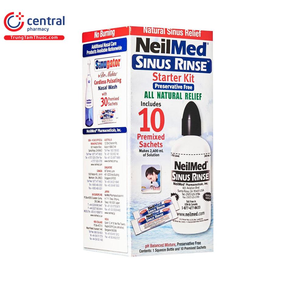 neilmed sinus rinse starter kit 10 goi 3 L4510