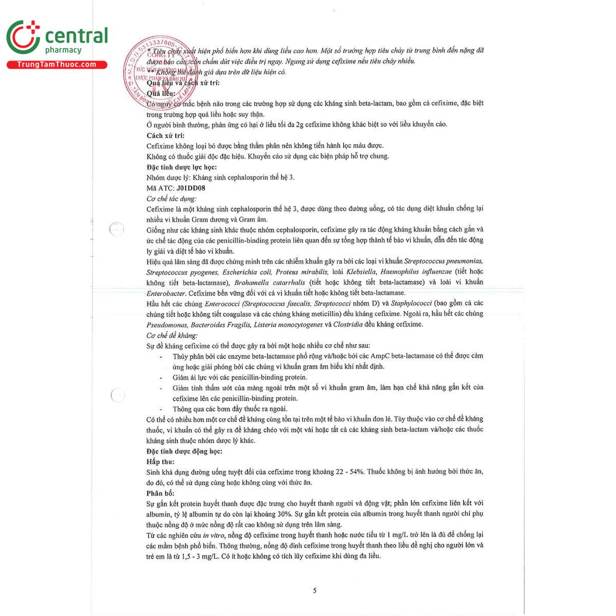 neocef 100mg 5ml 9 D1662