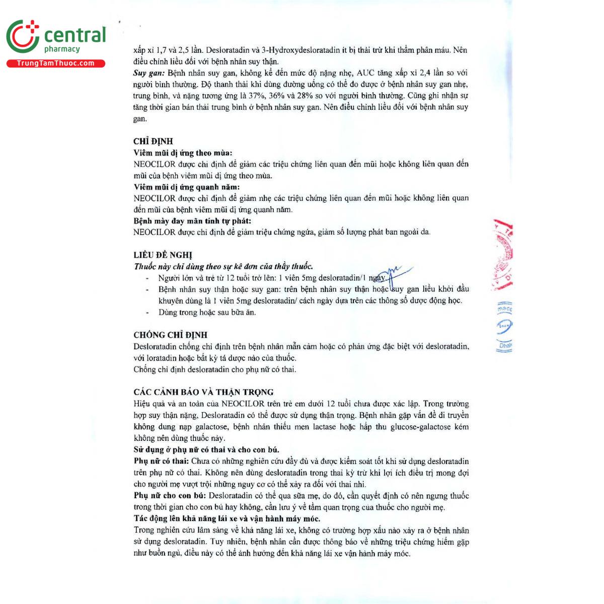 neocilor tablet 5mg 5 T7387 neocilor tablet 5mg 5 T7387