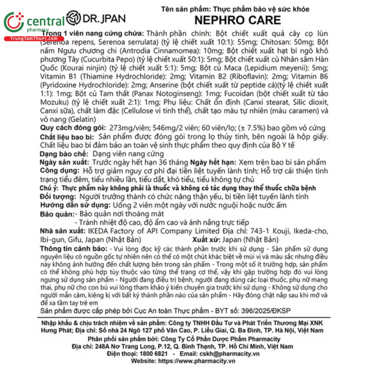 nephro care 8 V8714 nephro care 8 V8714