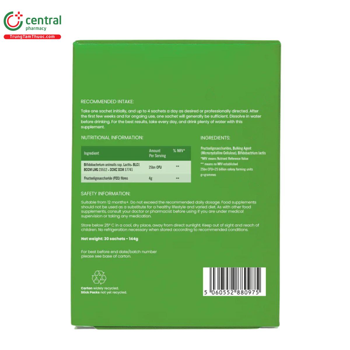 neubiotic bifido and fibre 4 L4016