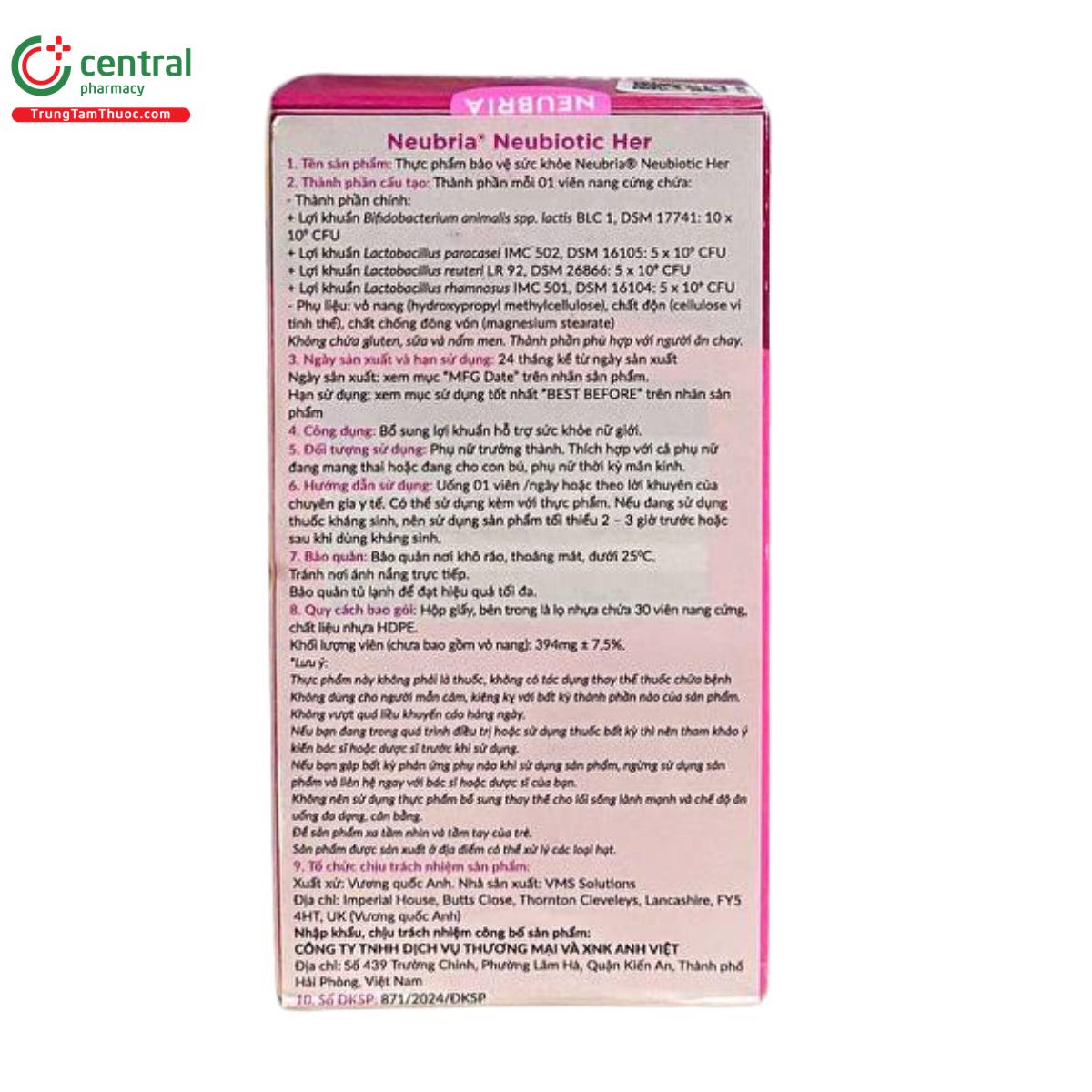 neubria neubiotic her 7 A0036 neubria neubiotic her 7 A0036