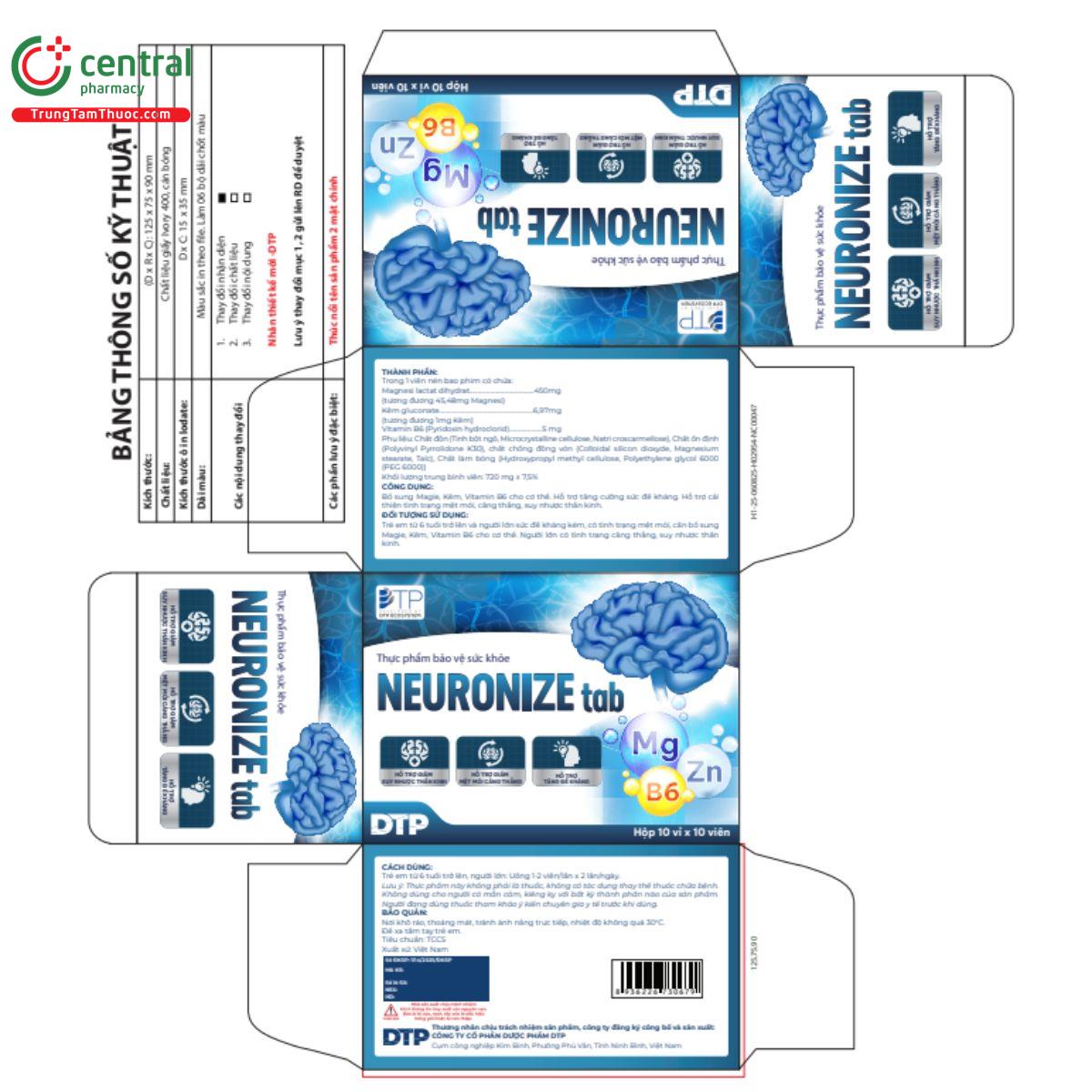 neuronize tab 8 Q6725