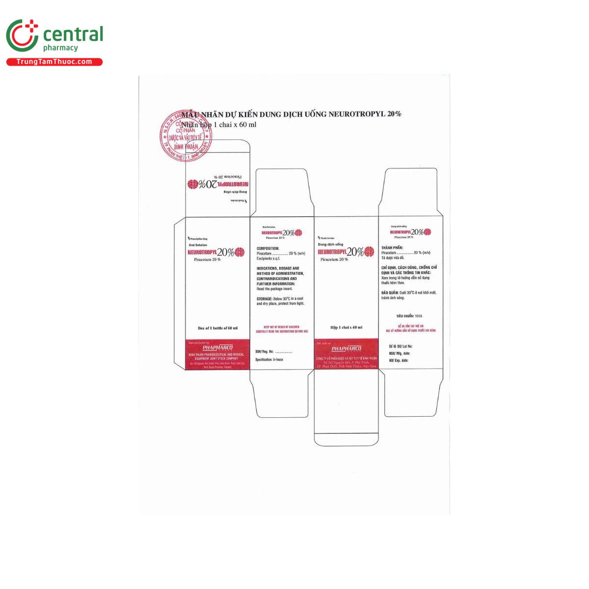 neurotropyl 20 5 P6631 neurotropyl 20 5 P6631