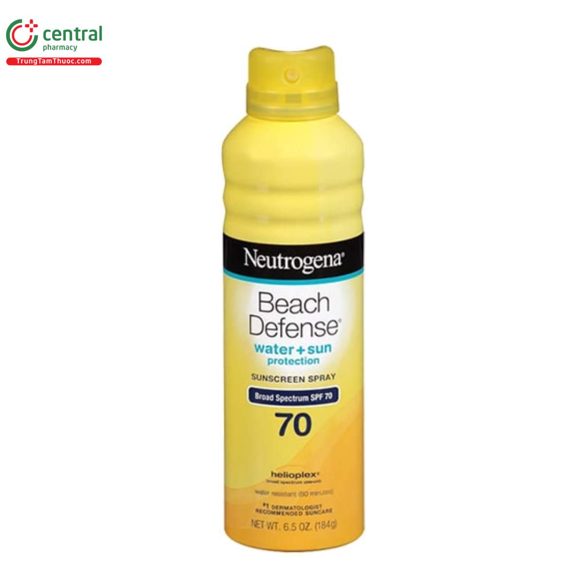 Neutrogena Beach Defense Water + Sun protetion SPF 70 184g