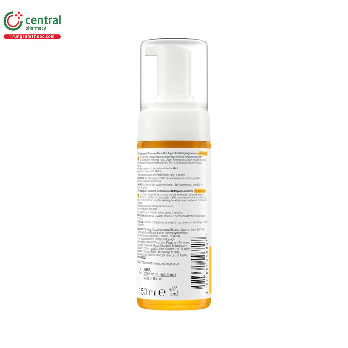 neutrogena curcuma clear 3 V8617