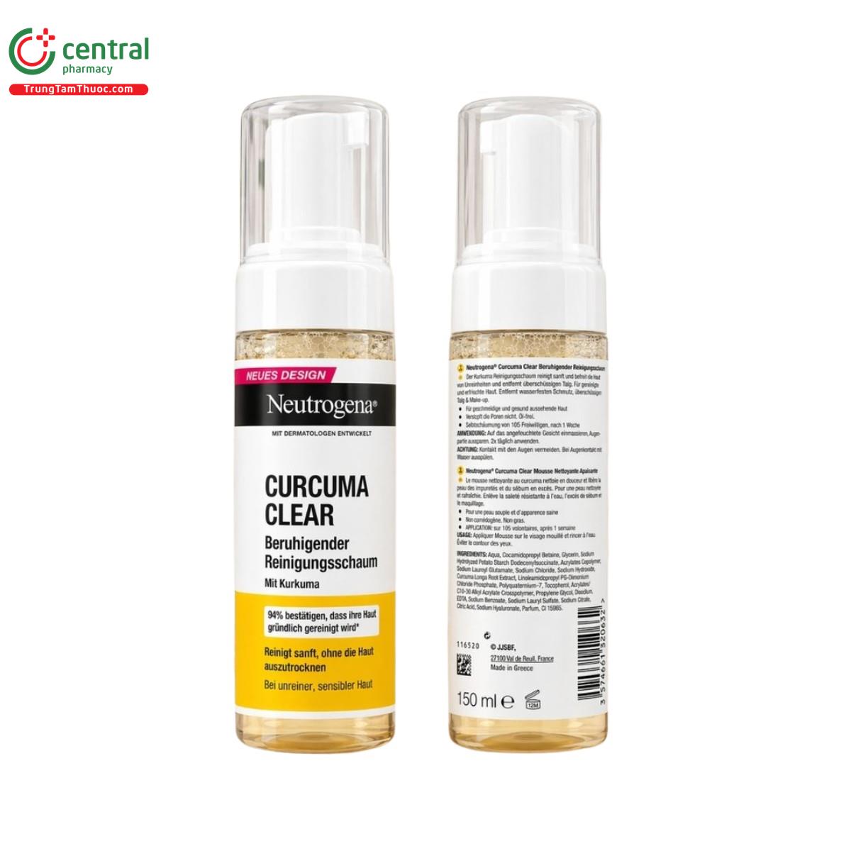 neutrogena curcuma clear 4 U8621