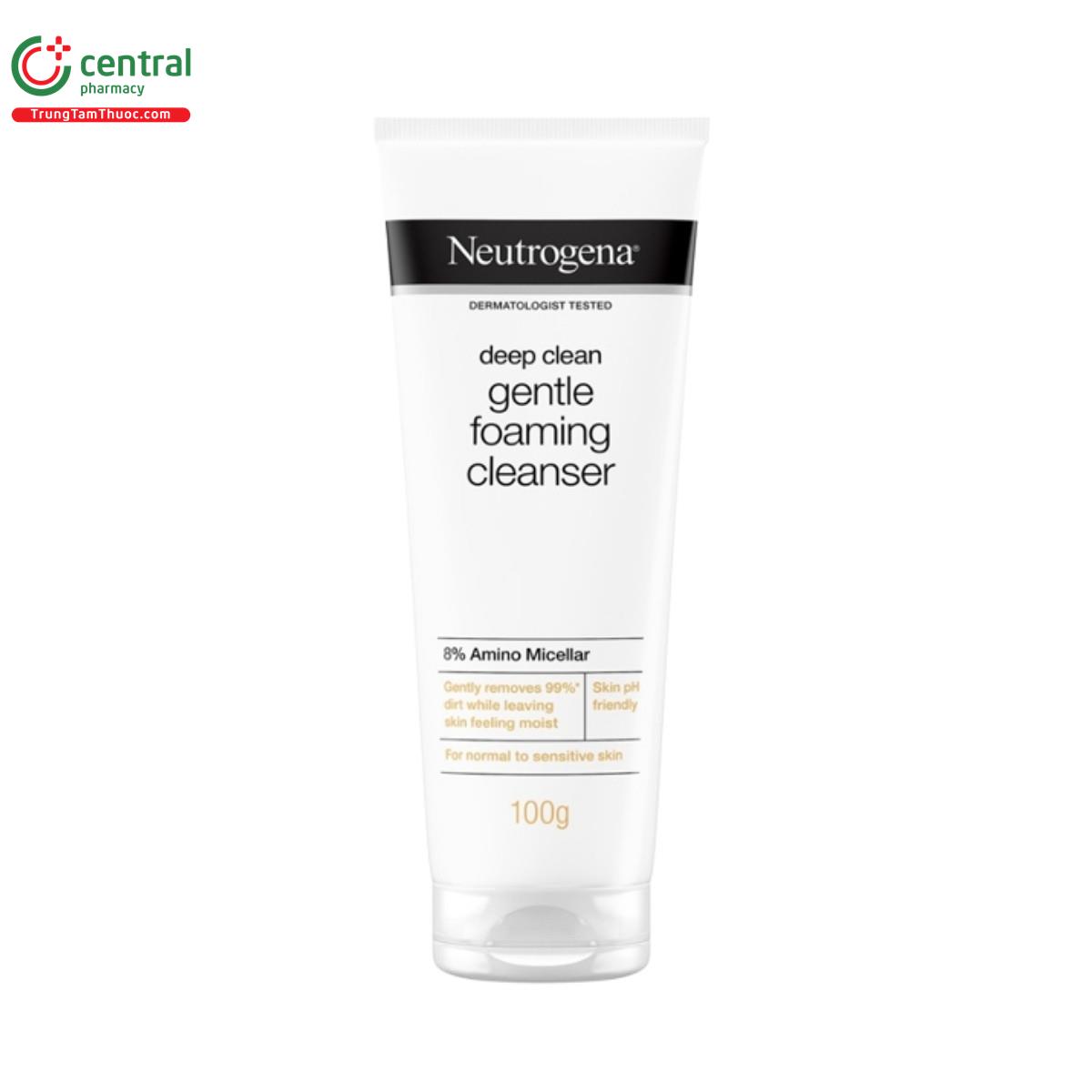 neutrogena deep clean gentle foaming cleanser 3 B0405