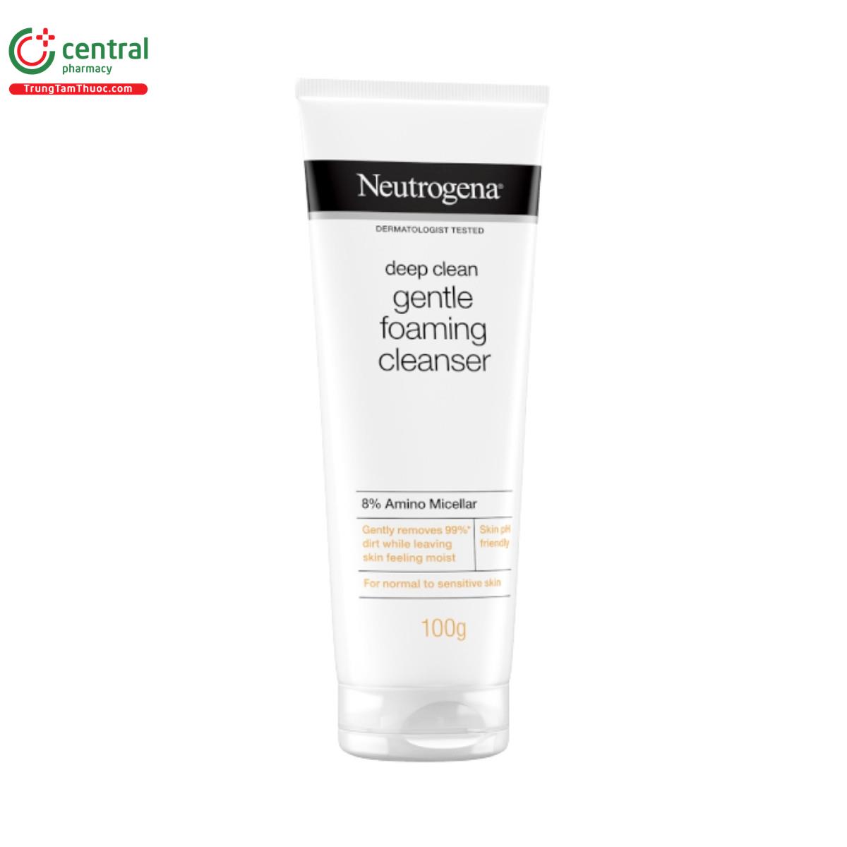 neutrogena deep clean gentle foaming cleanser 4 R7658