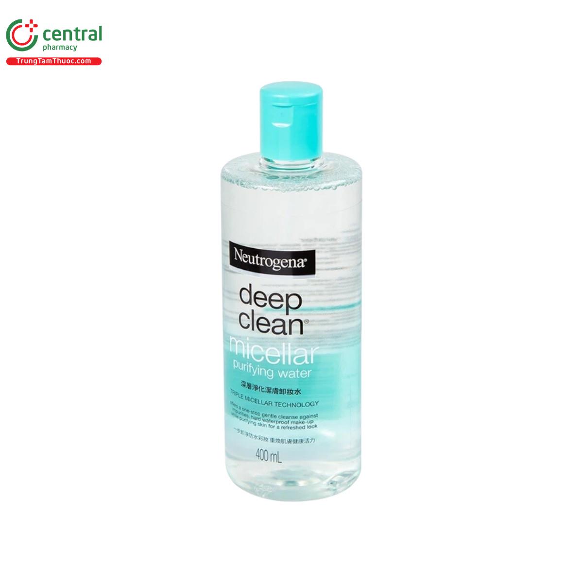 neutrogena deep clean micellar purifying water 6 L4482