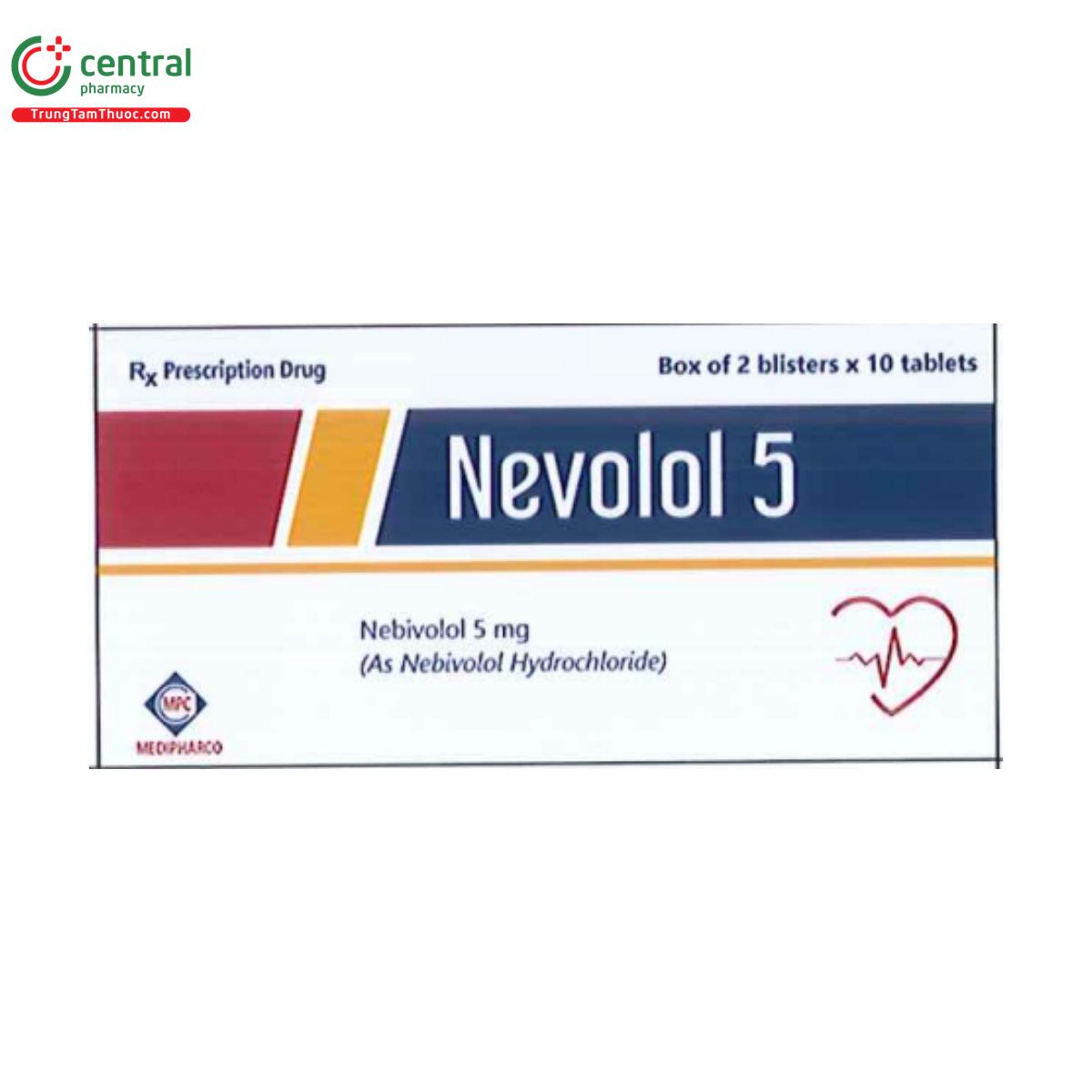 nevolol 5mg 3 V8528