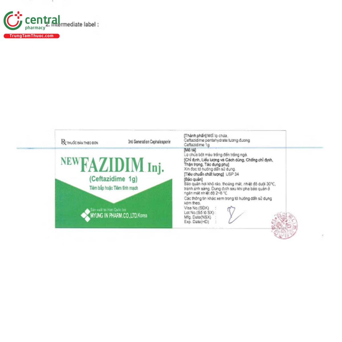 newfazidim inj 5 M5600 newfazidim inj 5 M5600