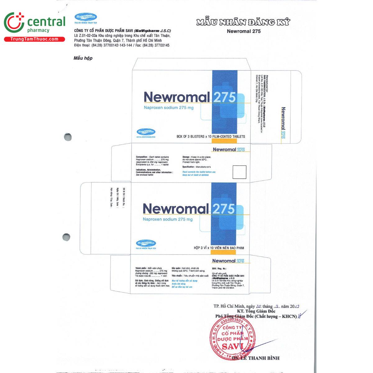 newromal 275 2 S7863