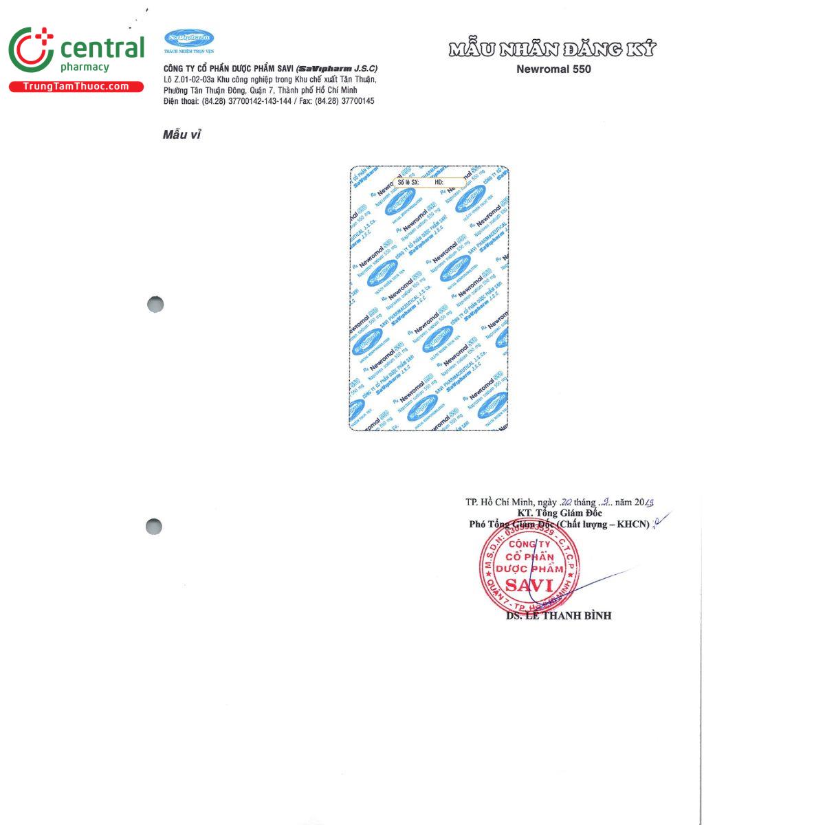 newromal 550 4 L4586
