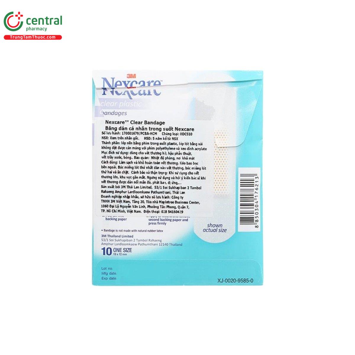 nexcare clear plastic bandages 9 Q6600