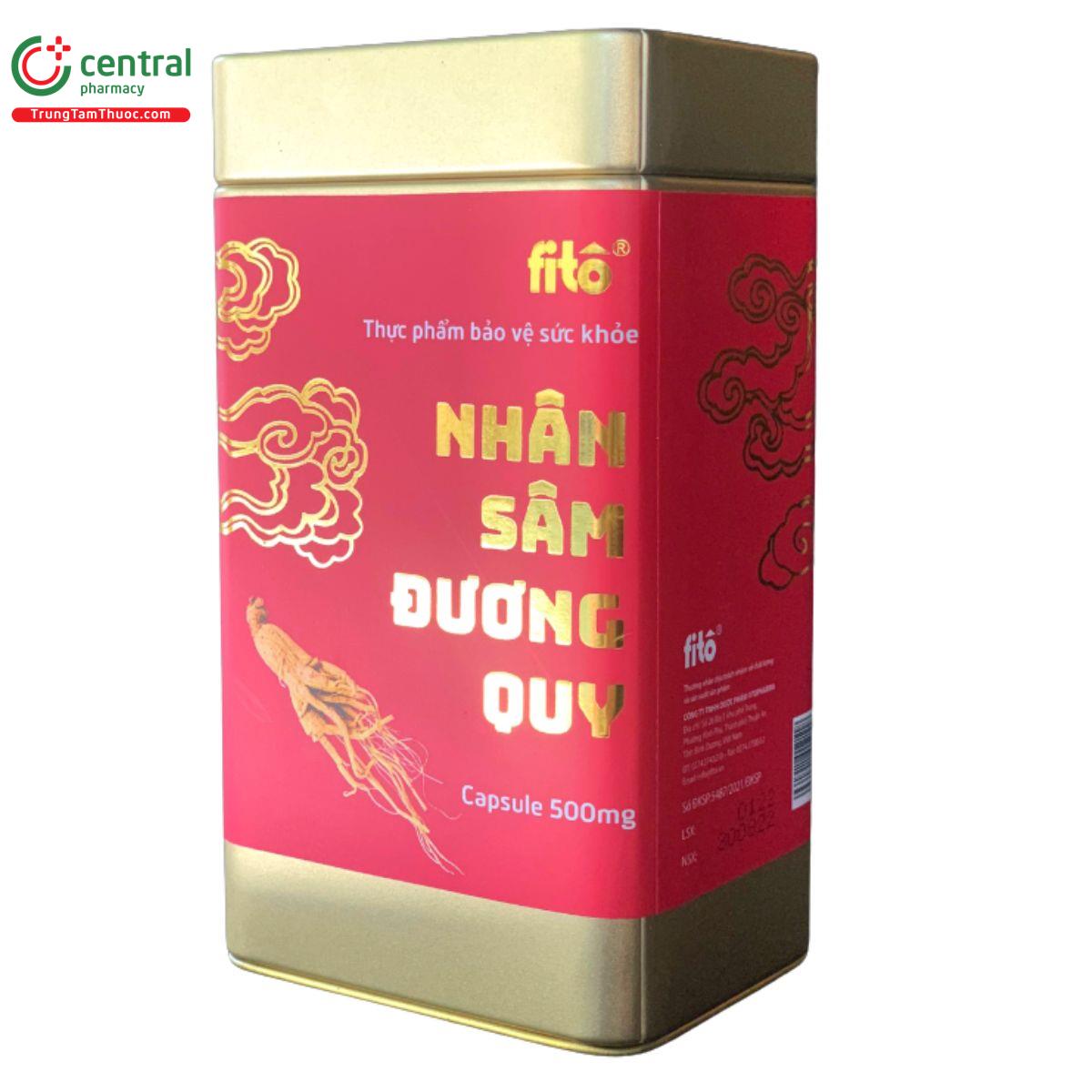 nhan sam duong quy capsule 500mg 12 U8066