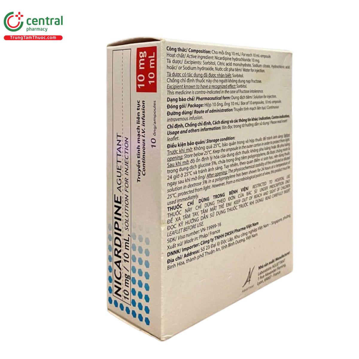 nicardipine aguettant 10mg10ml 4 E1726