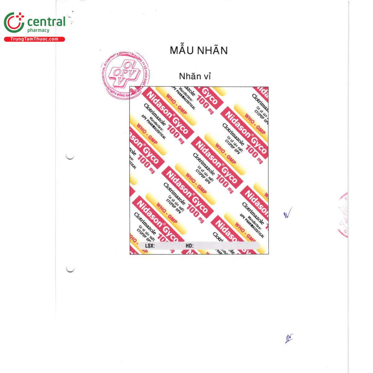 nidason gyco 100mg 3 A0788