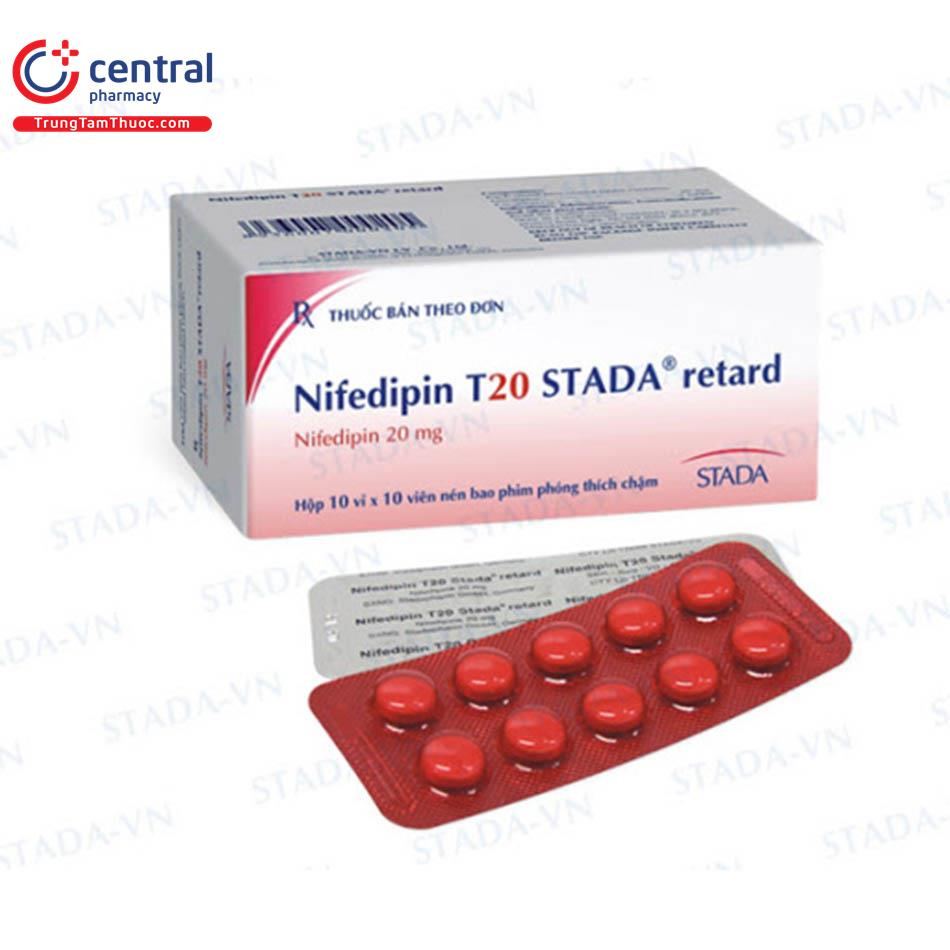 NIFEDIPIN T20 STADA LÀ THUỐC ĐIỀU TRỊ TĂNG HUYẾT ÁP HIỆU QUẢ