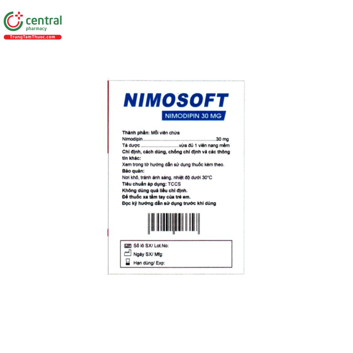 nimosoft 30 mg 2 C0634