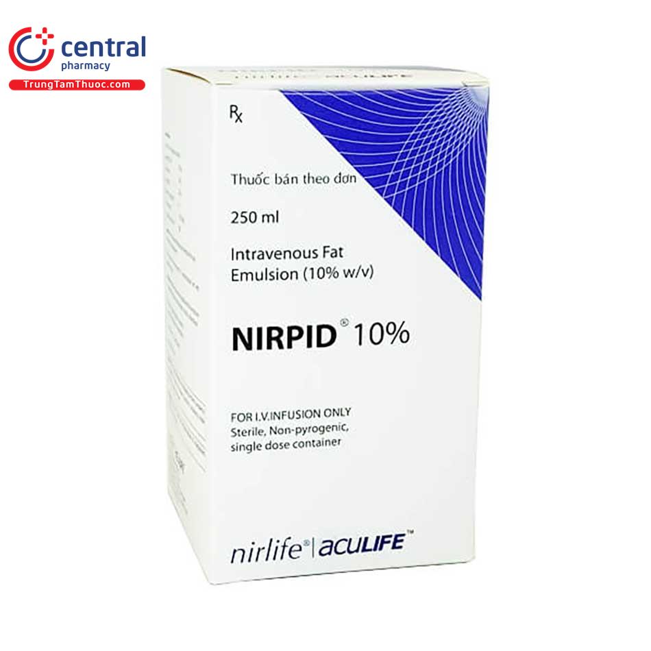 [CHÍNH HÃNG] Thuốc Nirpid 10% bổ sung năng lượng và các acid béo
