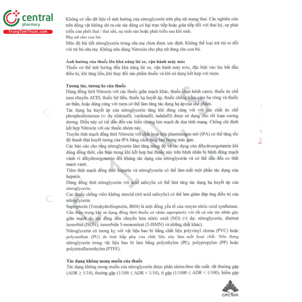 nitrocin 1mg ml 6 D1333