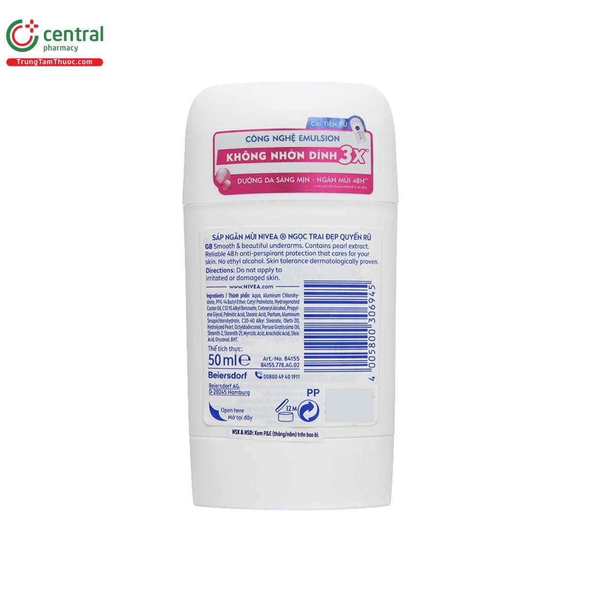 nivea anti perspirant pearl beauty 5 H3615