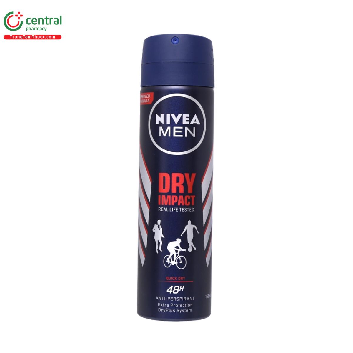 nivea men dry impact spray 3 G2474