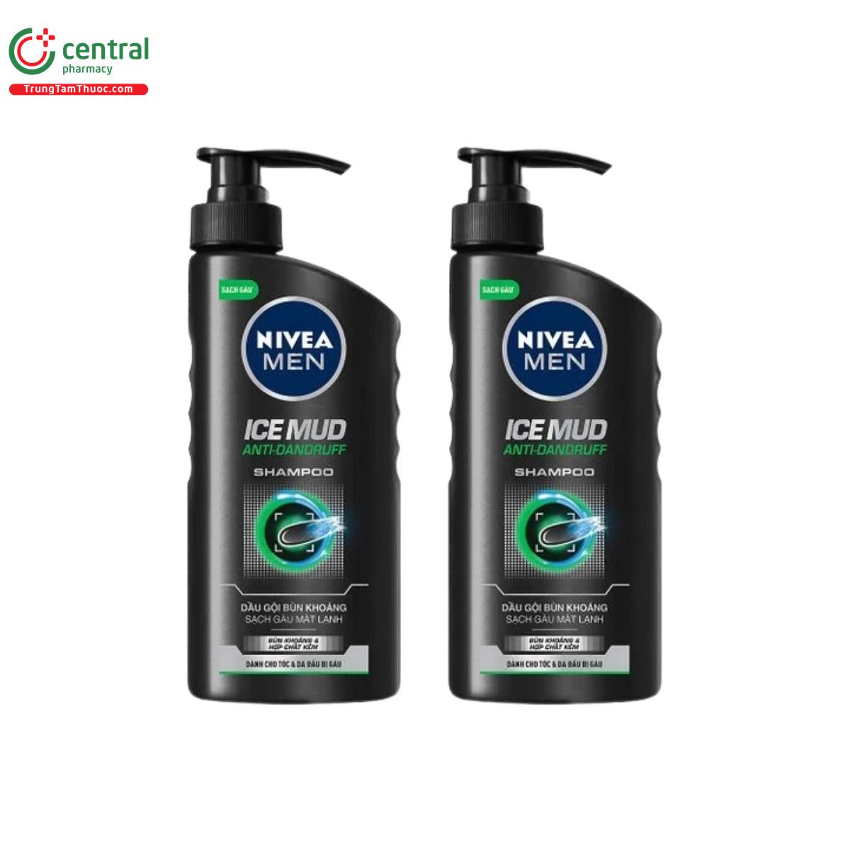 nivea men ice mud anti dandruff shampoo 3 K4208